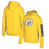 Pittsburgh Steelers Mitchell & Ness Classic Team Pullover Hoodie Gold,baseball caps,new era cap wholesale,wholesale hats